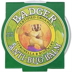 Badger Company, Бальзам для защиты от насекомых с цитронеллой и розмарином, 0,75 унции (21 г)