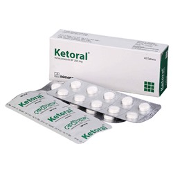 KETORAL 200 MG TABLET (10 TABLET) ketokonazol