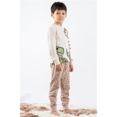 Хлопковая пижама для мальчика LE&LO