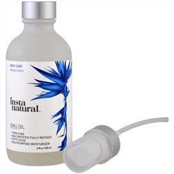 InstaNatural, 100% чистое масло эму для тела и увлажнения, 120 мл (4 жидких унции)
