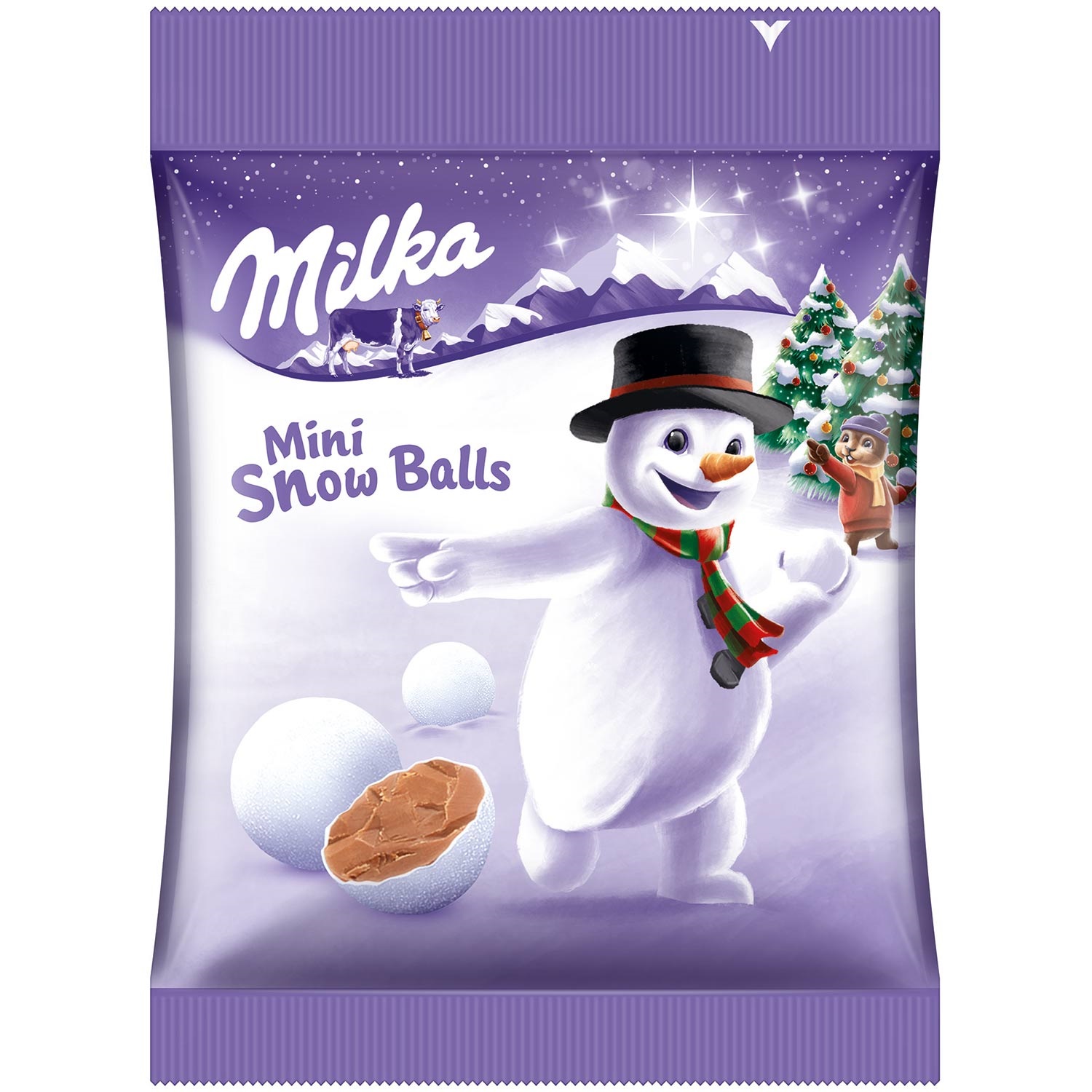 Шоколадные шарики Milka Snowballs