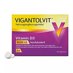Vigantolvit 4.000 I.E. Vitamin D3 Tabletten, 60 St