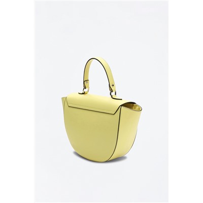 Bolso de piel Votti Amarillo