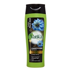 DABUR VATIKA Naturals Shampoo Black seed Шампунь Черный тмин Сила и блеск 400мл