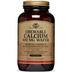Solgar Chewable Calcium 500 mg Wafers 120 таблеток