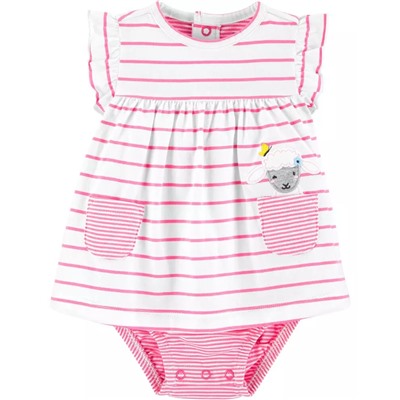 Carter's | Baby Ruffle Gingham Jersey Sunsuit