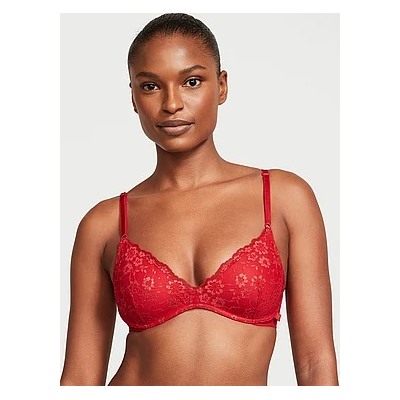 Sexy Tee Wireless Posey Lace Push-Up Bra in Lace