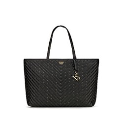 Studded V-Quilt Everything Tote, Rating: 4.428599834442139 of 5 stars, Original Price, Current Price