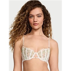 Wicked Unlined Daisy Chain Embroidery Balconette Bra