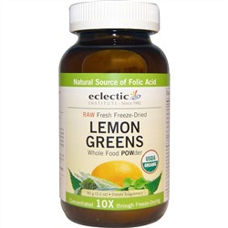 Eclectic Institute, Lemon Greens POW-der, порошковая смесь лимона и зелени, 3,2 унции (90 г)