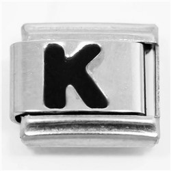Звено для наборных браслетов  (Буква K)