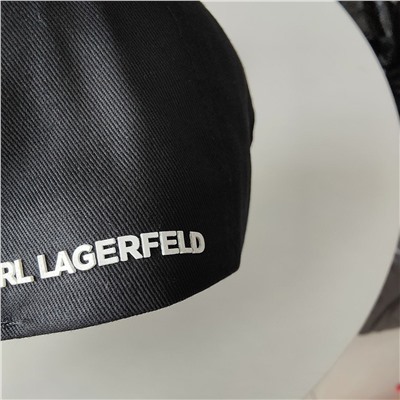 Лаконичная бейсболка Karl Lagerfeld   Состав: хлопок+полиэстер  Цвет чёрный
