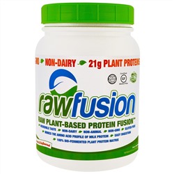 Raw Fusion, соединение на основе белка и растительного сырья, натуральное, не содержит ароматизаторов, 921,9 г (32,5 унции)