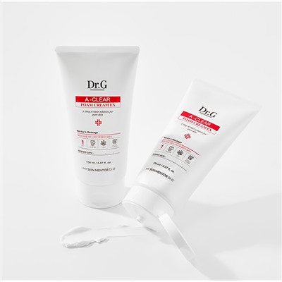 Очищающая пенка-крем для проблемной кожи Dr.G A-Clear Foam Cream EX 150ml