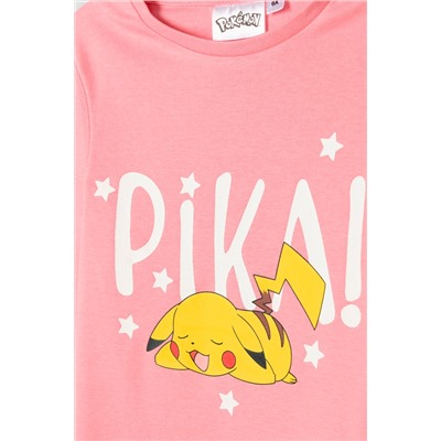 Pijama Pikachu Pokémon Rosa y blanco