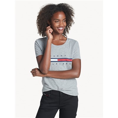 RELAXED FIT ESSENTIAL LOGO FLAG T-SHIRT