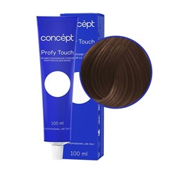 Профессиональный крем-краситель для волос Concept Profy Touch 5.73 Темно-русый коричнево-золотистый, 100 мл