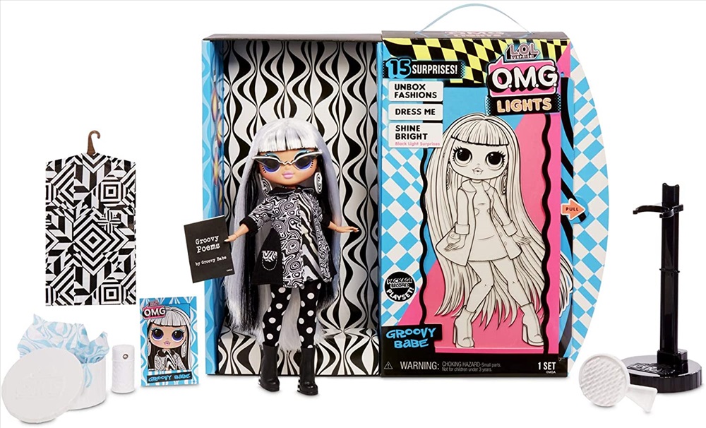 L.O.L. Surprise! O.M.G. Lights Groovy Babe Fashion Doll with 15 Surprises - wide 8