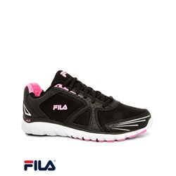 Fila Women's Memory Solidarity Black/Sugar Plum/White Athletic Shoe