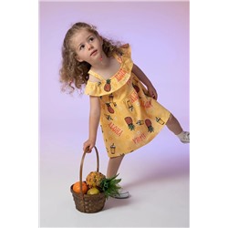 Defacto Kız Bebek Meyve Desenli Askılı Elbise X8921A222SM