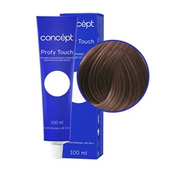 Профессиональный крем-краситель для волос Concept Profy Touch 7.77 Интенсивный светло-коричневый, 100 мл