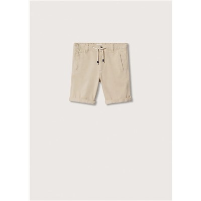 Bermudas algodón cordón -  Niño | MANGO OUTLET España