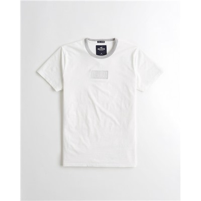 Embroidered Logo Graphic Tee