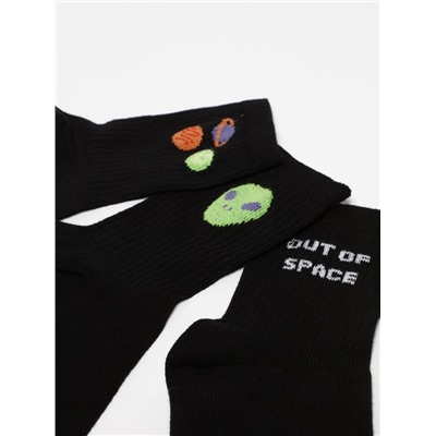 5-pack of space socks