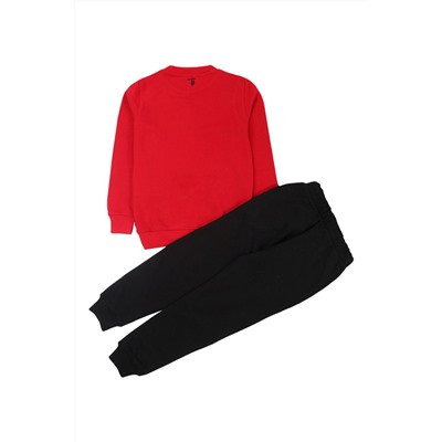 Sudadera y pantalón de chándal Kaido - Rojo y negro
