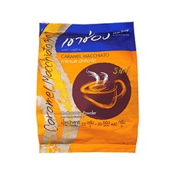 Растворимый кофе "Карамальный макиато" Khao Shong 20 шт по 22 гр  / Khao Shong Caramel Macchiato 20 sachets*22 g