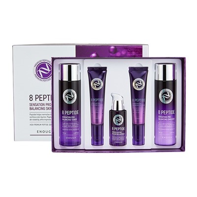 Premium 8 Peptide Sensation Pro Balancing Skin Care Set, Набор антивозрастных средств с пептидами