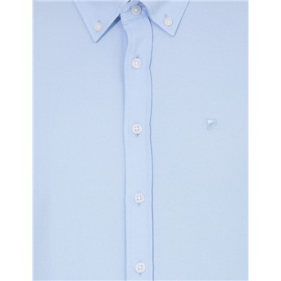 Açık Mavi Slim Fit Oxford Gömlek
