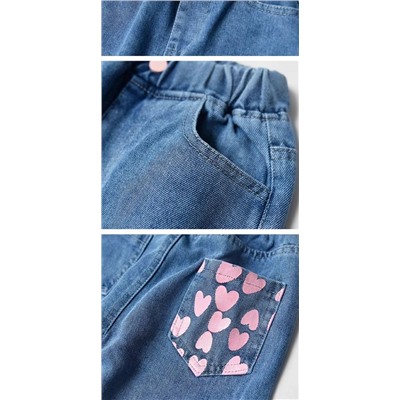 Весенне - летняя коллекция для девочек ❤️ хлопковые джинсы отшиты на крупной экспортной фабрике