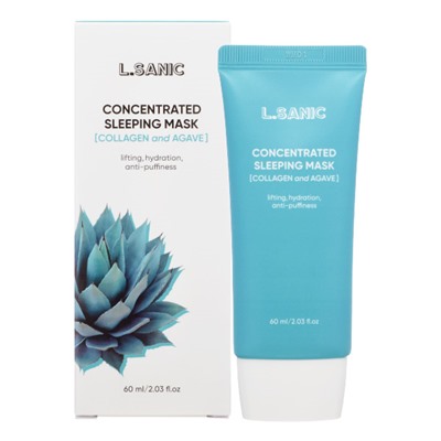 L.SANIC Collagen &amp; Agave Concentrated Sleeping Mask Концентрированная ночная маска с коллагеном и агавой 60мл