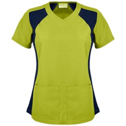 Butter-Soft Scrubs by UA™ V-Neck Top with Knit Side Inserts