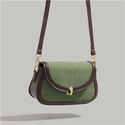 URCON RDALUO зеленая сумка женская 2023 новая сумка темпераментная багетная сумка простая сумка на одно плечо