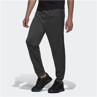 ESSENTIALS WARM-UP TAPERED 3-STRIPES TRACK PANTS