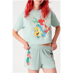 Camiseta La Sirenita Disney Arielvenusiz - Turquesa claro