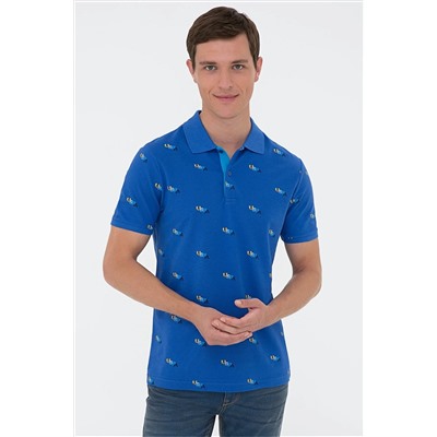 U.S. Polo Assn. Mavi Erkek T-Shirt G081GL011.000.1226036