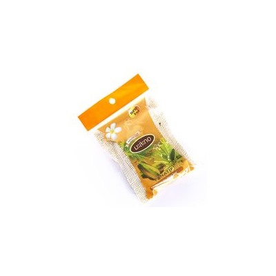 Спа-мыло в мочалке "Папайя" от Panatip 75 гр / Panatip Top papaya Spa Herb Soap with Loofah Bag 75 G