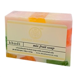KHADI NATURAL Mix fruit soap Мыло с экстрактами фруктов 125г