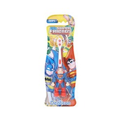 Мягкая зубная щетка для детей "Супермен" от Denticon  / Denticon soft kids toothbrush superman
