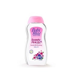 Детское увлажняющее массажное масло Babi Mild Sweety Pink Plus 190 мл / Babi Mild Sweety Pink Plus Oil 190 ml