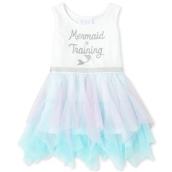 Baby And Toddler Girls Glitter Mermaid Tutu Dress