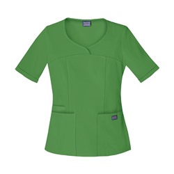 Cherokee Workwear Scrubs Novelty Crossed V-neck 3 Pocket Top