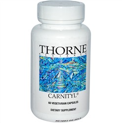 Thorne Research, Карнитил, 60 капсул на растительной основе