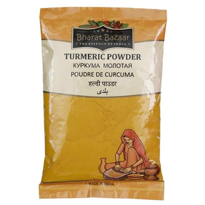 BHARAT BAZAAR Turmeric Powder Куркума Молотая 400г