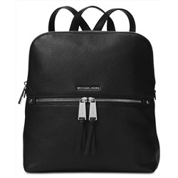 MICHAEL Michael Kors Rhea Slim Pebble Leather Backpack