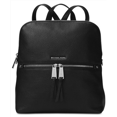 MICHAEL Michael Kors Rhea Slim Pebble Leather Backpack