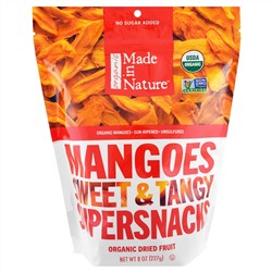 Made in Nature, Органические Mangoes Сладкий & Tangy Supersnack, 8 унций (227 г)